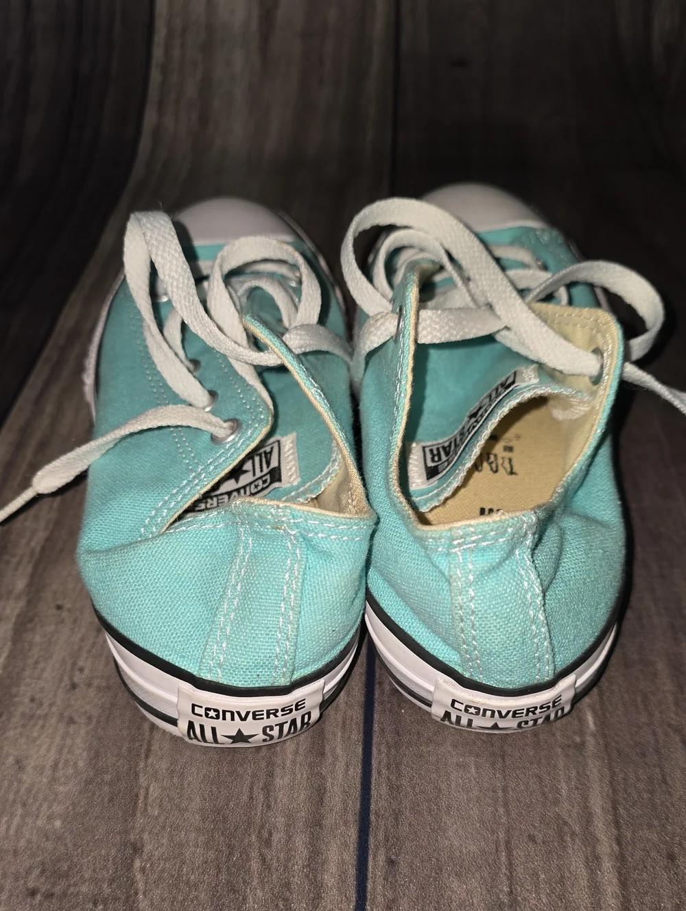 Kids Converse Mint Green Low-Top Sneakers